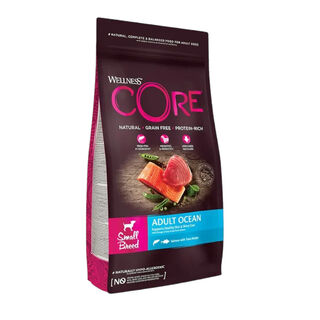 Wellness Core Adult Small Ocean Salmão e Atum ração para cães 