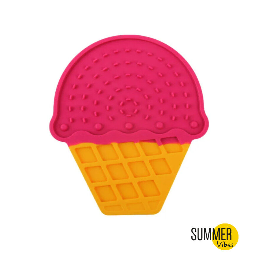 Summer Vibes Ice Cream Comedouro Antivoracidade Tipo Tapete para lamber para c&atilde;es, , large Imagem n&uacute;mero 2