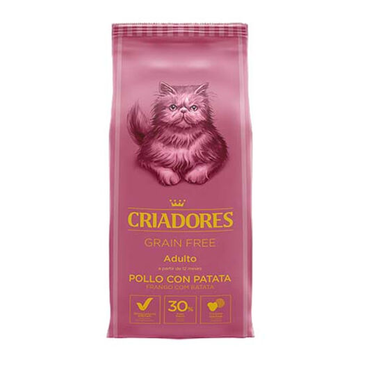 Criadores Grain Free Pollo pienso gatos sin gluten image number null