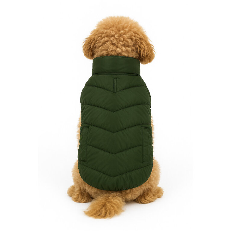 Outech Casaco Impermeável Verde com Bolsos para cães,  Imagem número 1 Outech Casaco Impermeável Verde com Bolsos para cães, , large Imagem número 1