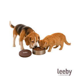 Leeby Tampa para Comedouro Castanha para c&atilde;es e gatos
