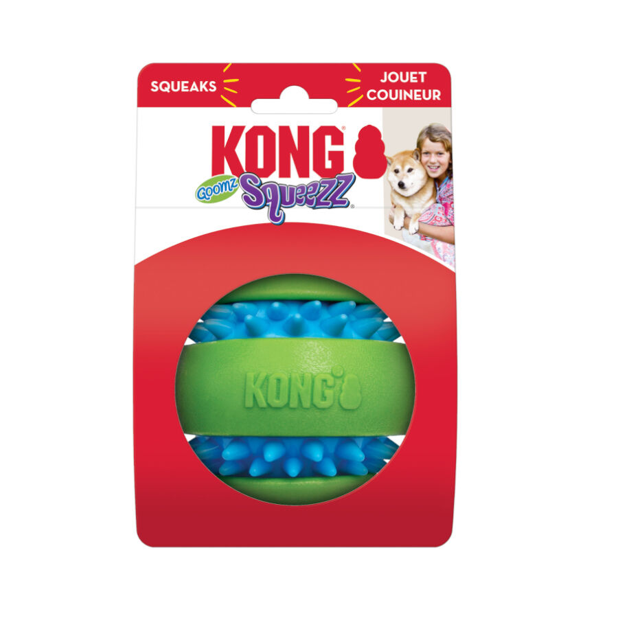 Kong Squeezz Goomz Bola com relevo para c&atilde;es, , large Imagem n&uacute;mero 2