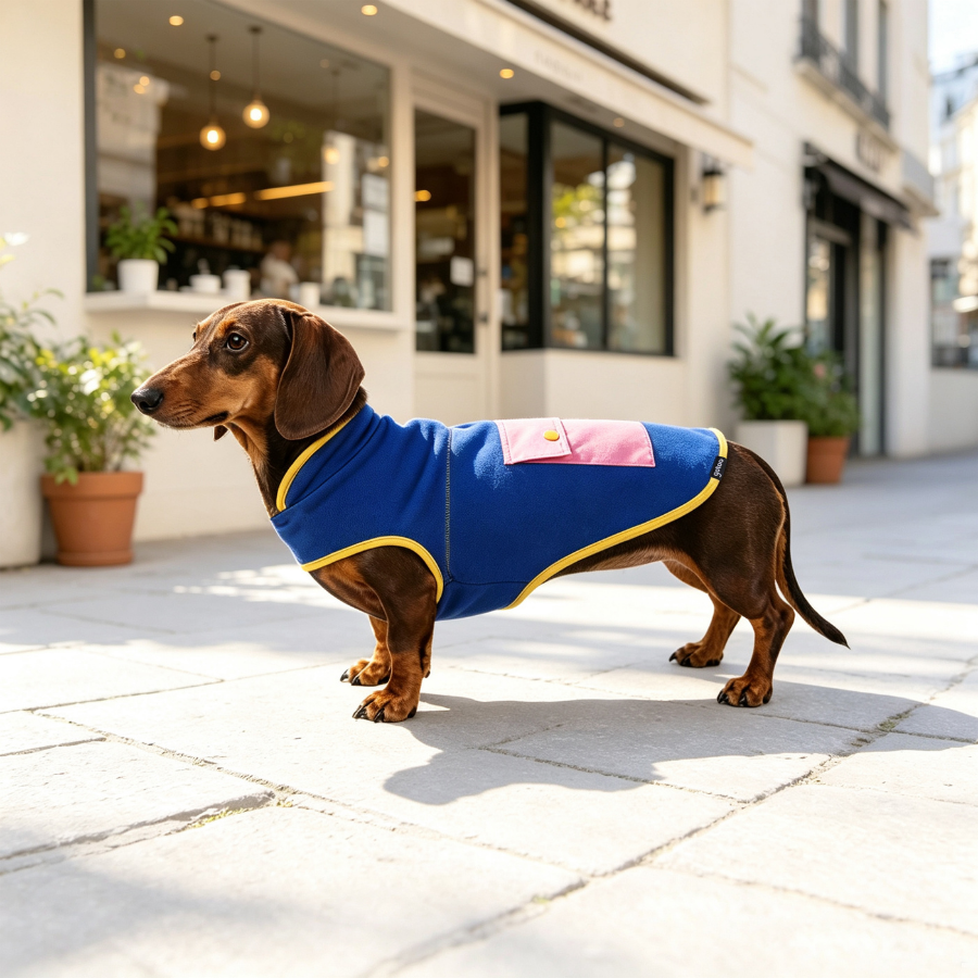 Gotoo Casaco Azul com Bolso para c&atilde;es, , large Imagem n&uacute;mero 1
