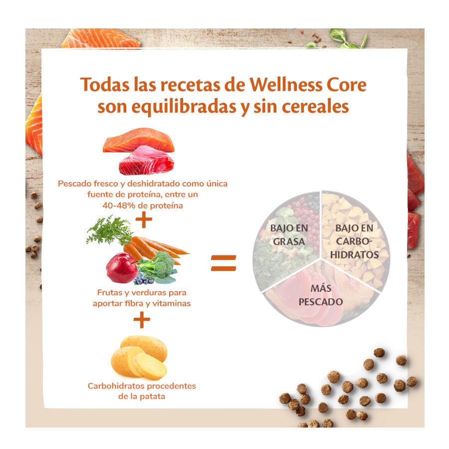1.75 kg Wellness Core Adult Sterilised Ocean Salm&atilde;o ra&ccedil;&atilde;o para gatos, , large Imagem n&uacute;mero 4