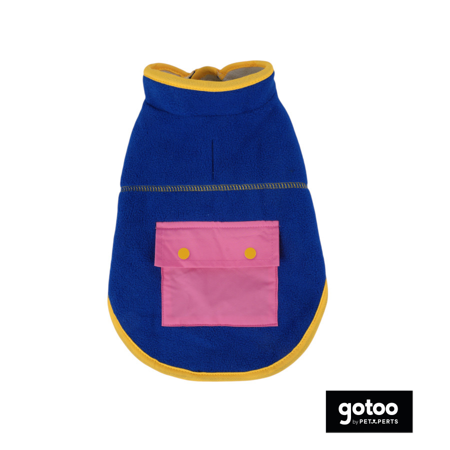 Gotoo Casaco Azul com Bolso para c&atilde;es, , large Imagem n&uacute;mero 2