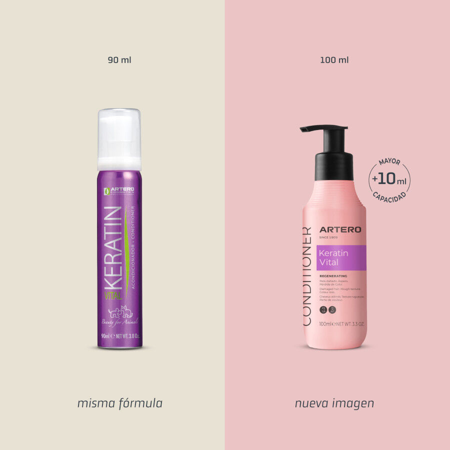 Artero Keratin Vital Condicionador para c&atilde;es, , large Imagem n&uacute;mero 2