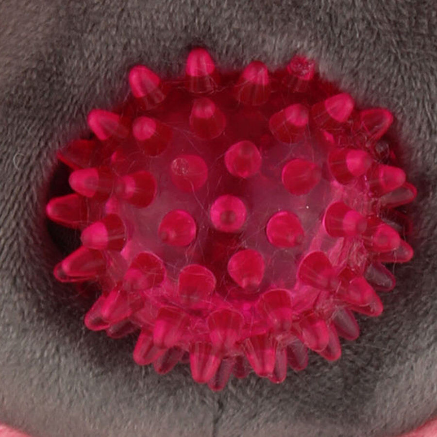 Tootoy! Puppy Multitexture Pink Pig Cuddler peluche para cachorros, , large Imagem n&uacute;mero 3