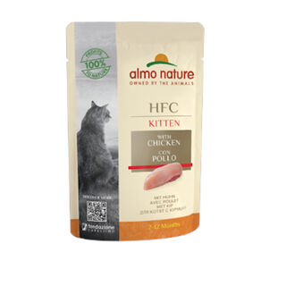 Almo Nature Kitten HFC Frango saqueta para gatos
