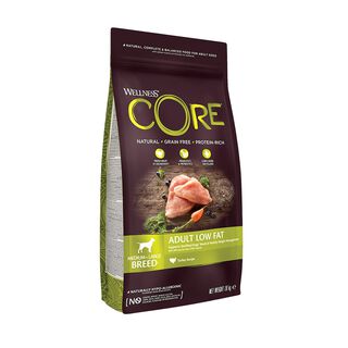 Wellness Core Adult Medium/Large Healthy Peru ração para cães 