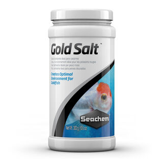 Tratamento de água de aquário com sal Seachem Gold
