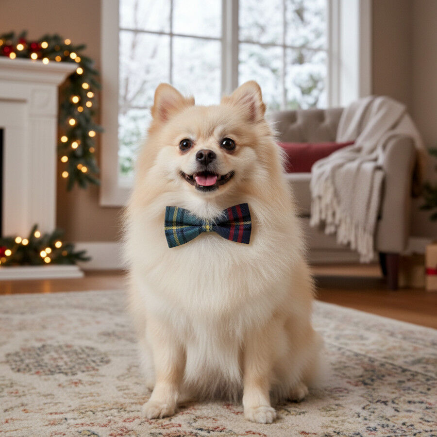 Wonder Christmas La&ccedil;o natal&iacute;cio azul para C&atilde;es, , large Imagem n&uacute;mero 3