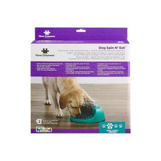 Outward Hound Spin N' Eat Brinquedo interativo giratório para cães