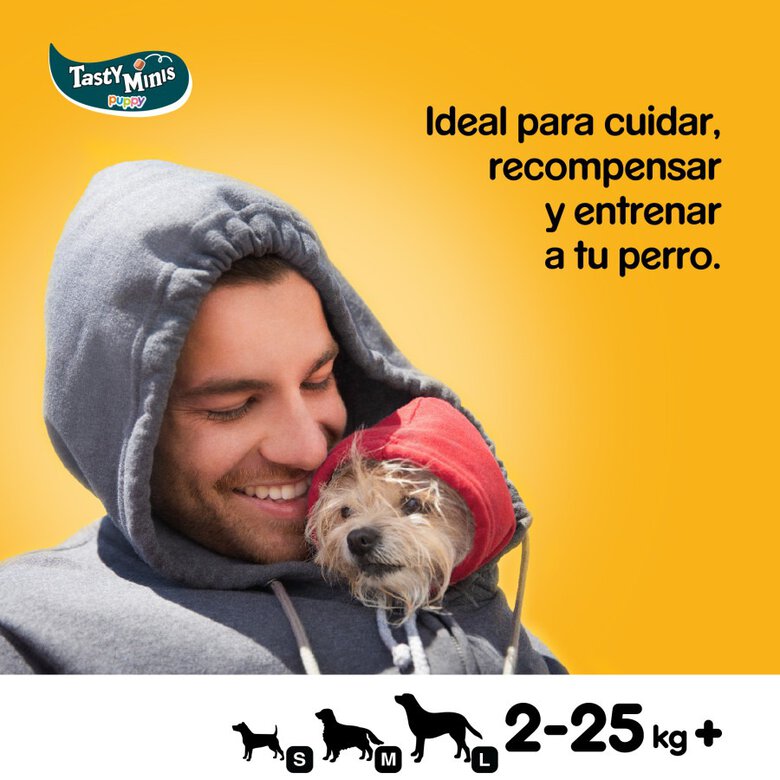 Pedigree Tasty Minis Recompensas Sabor Frango para Cães Cachorros, , large image number null