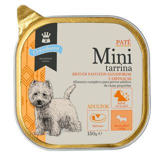 Criadores Mini Terrina de patê de frango e arroz para cães