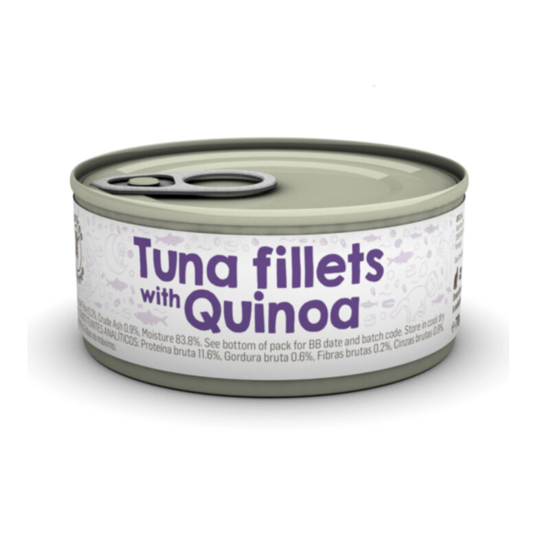 Naturea Filetes de Atum com Quinoa lata para gatos, , large image number null