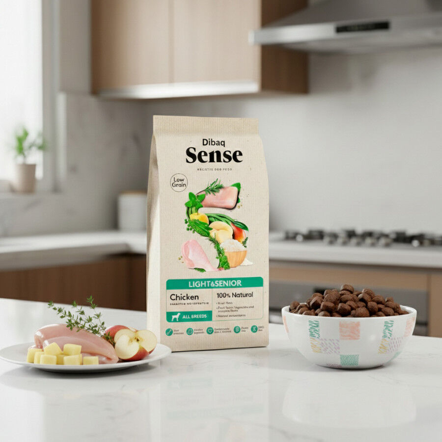 12 kg Dibaq Sense Low Grain Light & Senior ra&ccedil;&atilde;o de frango para c&atilde;es, , large Imagem n&uacute;mero 4