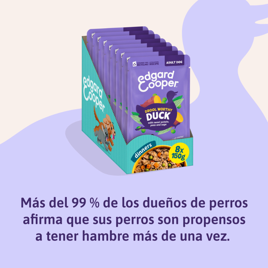150 g Edgard & Cooper Adult Grain Free Comida h&uacute;mida de Pato em saquetas para c&atilde;es, , large Imagem n&uacute;mero 7