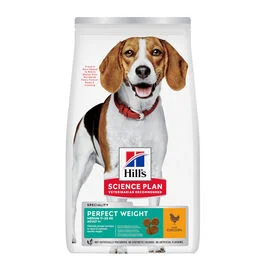Hill's Science Plan Perfect Weight Adult Medium Frango ração para cães,  Hill's Science Plan Perfect Weight Adult Medium Frango ração para cães