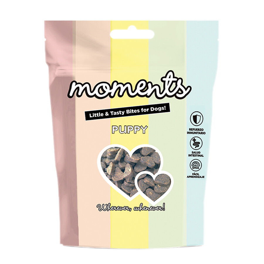 Moments snacks para puppy 60 gr Imagem n&uacute;mero 1