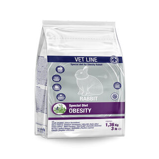 Cunipic Vet Line Obesity feno selvagem para coelhos