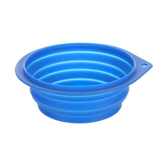 Flamingo Comedouro e Bebedouro Dobrável de Silicone para cães