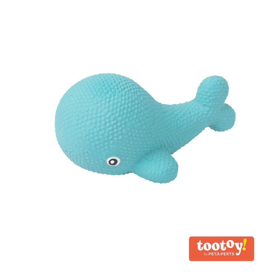 Tootoy! Puppy Mini Whale Toy mordedor para cachorros, , large Imagem n&uacute;mero 1