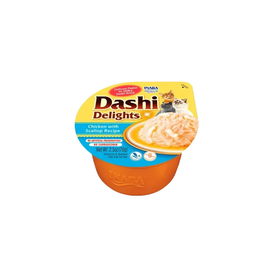 70 g Dashi Delights Cremoso Frango e Vieira Lanche para gatos, , large Imagem n&uacute;mero 1