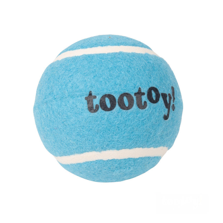 Tootoy! Chase Squeaker Ball Azul bola de t&eacute;nis para c&atilde;es, , large Imagem n&uacute;mero 2