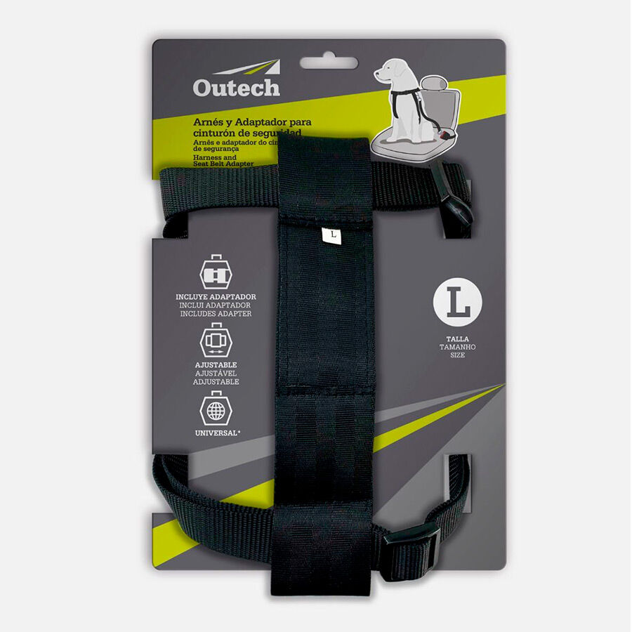 Outech Peitoral e Adaptador de Cinto de Seguran&ccedil;a para c&atilde;es pequenos, , large Imagem n&uacute;mero 2