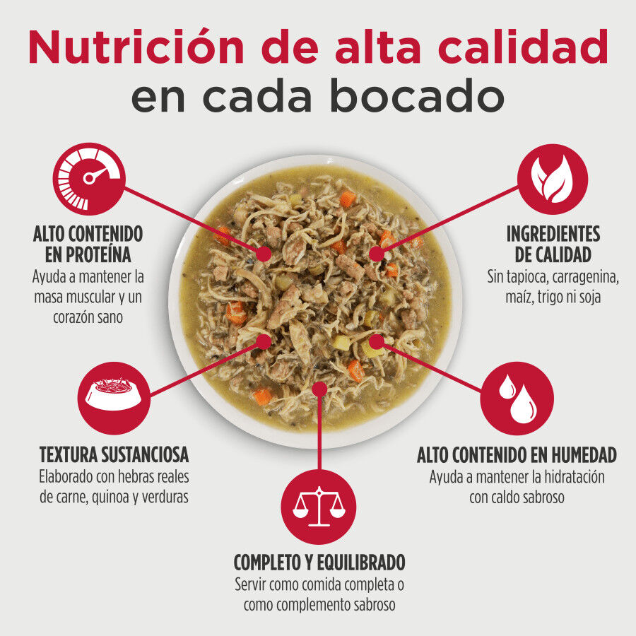 170 g Nulo Comida h&uacute;mida de Frango com Cavala em Caldo em lata para c&atilde;es, , large Imagem n&uacute;mero 3