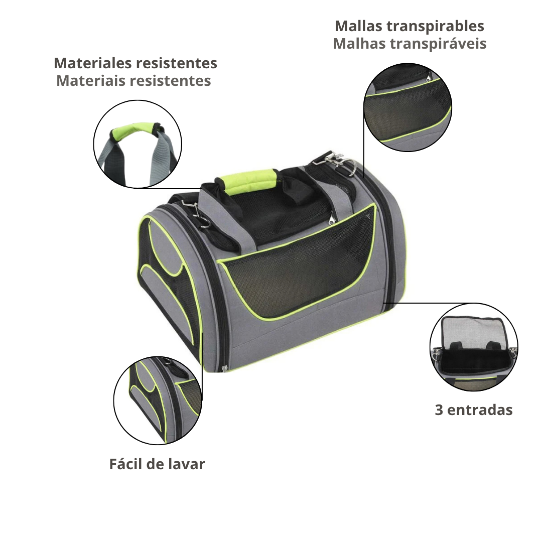 Outech Carrier Chicago Bolsa Transportadora para c&atilde;es e gatos, , large Imagem n&uacute;mero 5