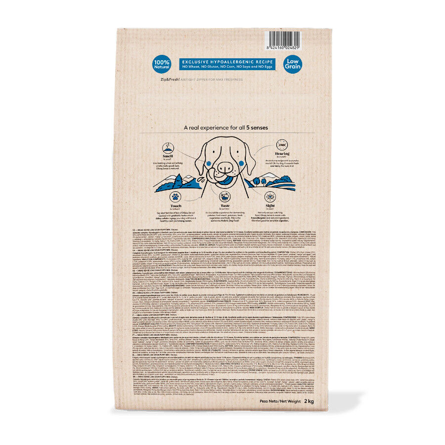 2 kg Dibaq Sense Low Grain Puppy Mini Ra&ccedil;&atilde;o de frango para c&atilde;es, , large Imagem n&uacute;mero 7
