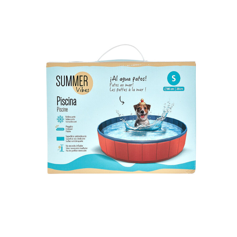 Summer Vibes Fresh Pool Piscina Vermelha para c&atilde;es, , large Imagem n&uacute;mero 5