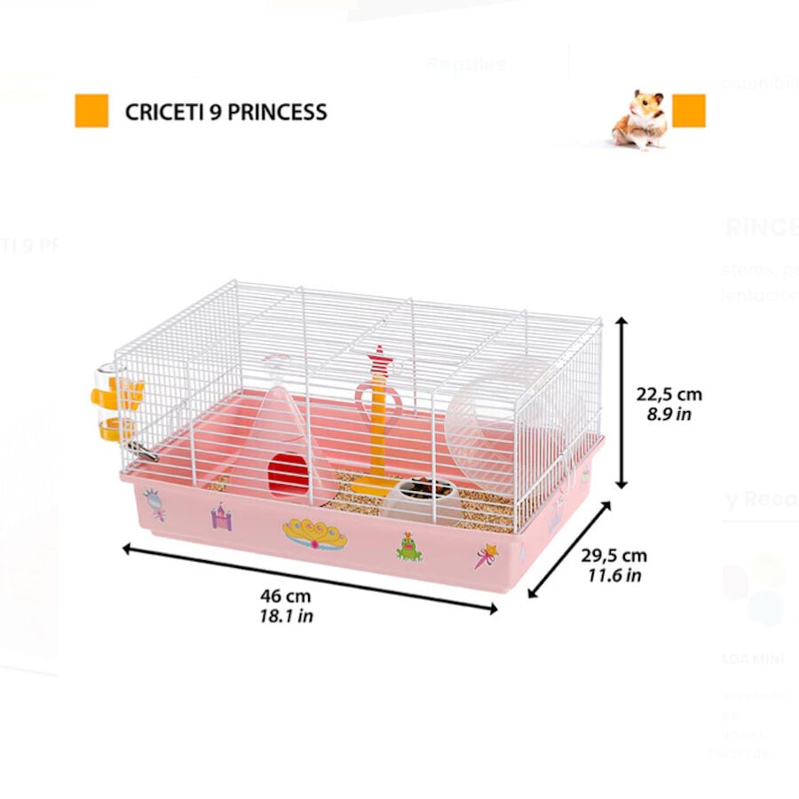 Ferplast Criceti 9 Princesas Branca Jaula para roedores, , large Imagem n&uacute;mero 2