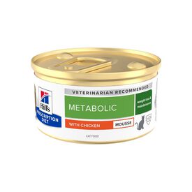 Hill's Prescription Diet Metabolic Mousse de Frango em Lata para gatos