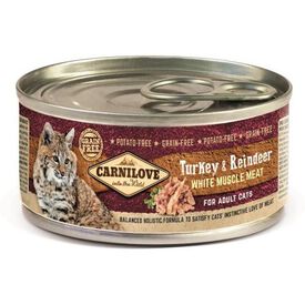 Carnilove Adulto Peru e Veado lata para gatos