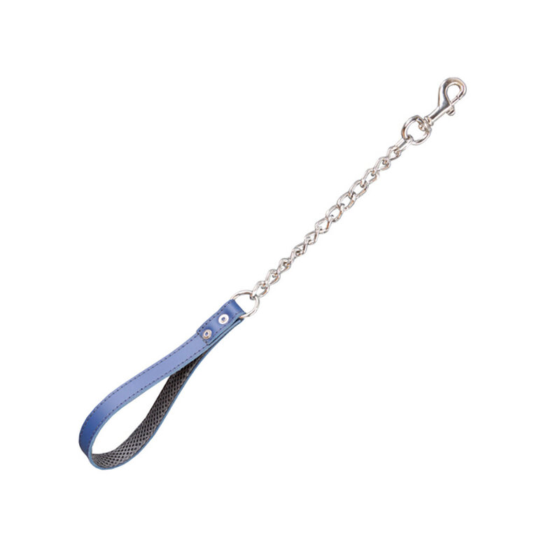 Arppe Trela curta de couro azul para cães,  Imagem número 1 Arppe Trela curta de couro azul para cães, , large Imagem número 1