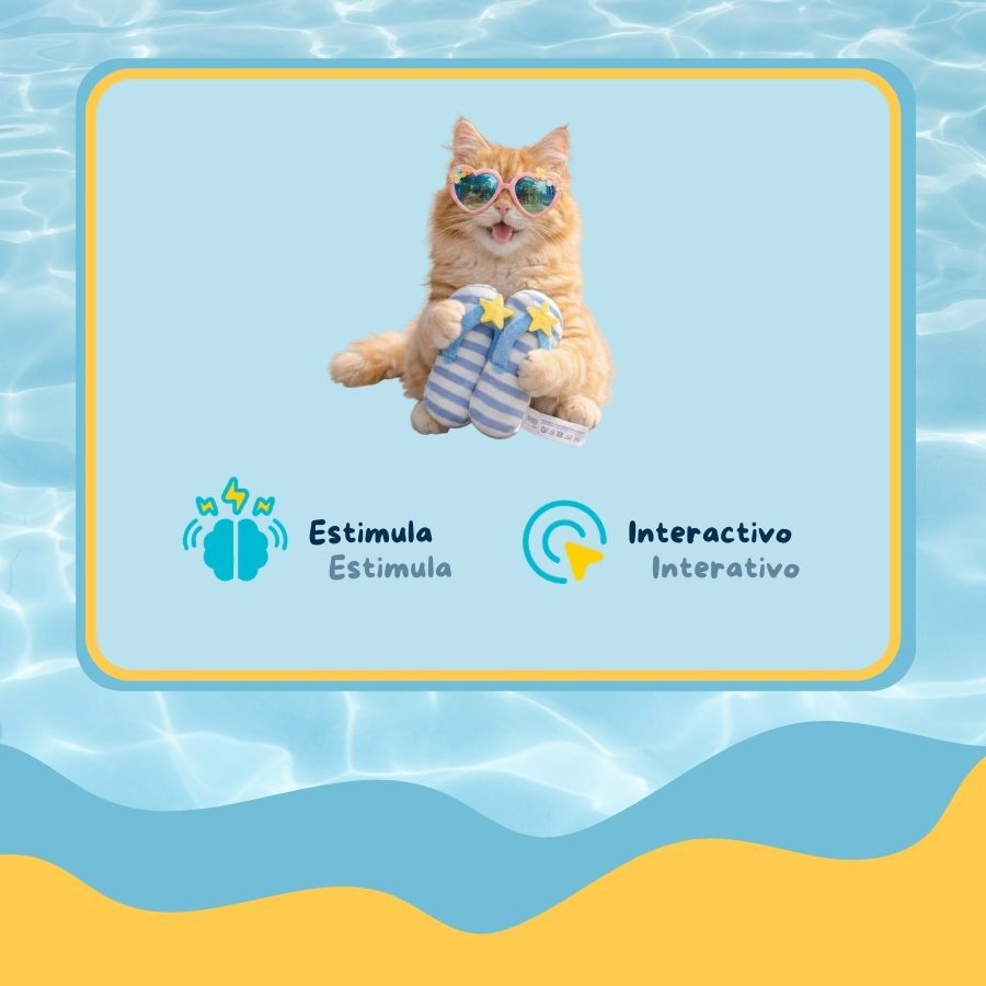 Summer Vibes Cat Flipflops x2 Brinquedos para gatos, , large Imagem n&uacute;mero 3
