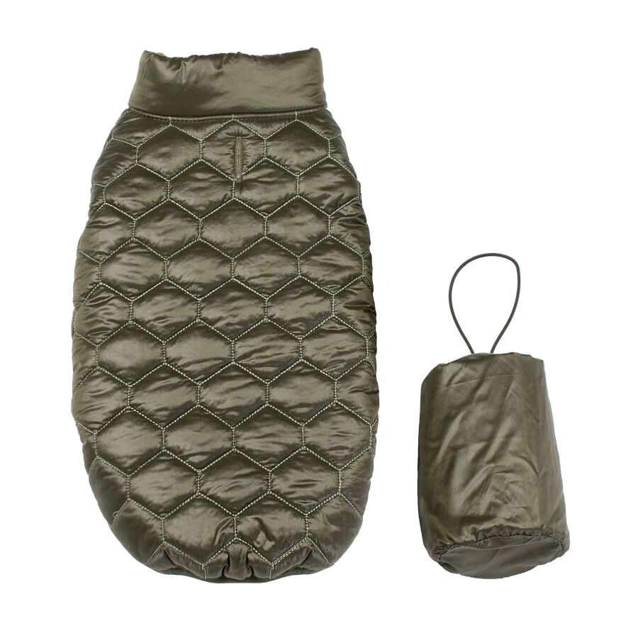 Outech Casaco Verde de Penas para c&atilde;es, , large Imagem n&uacute;mero 1