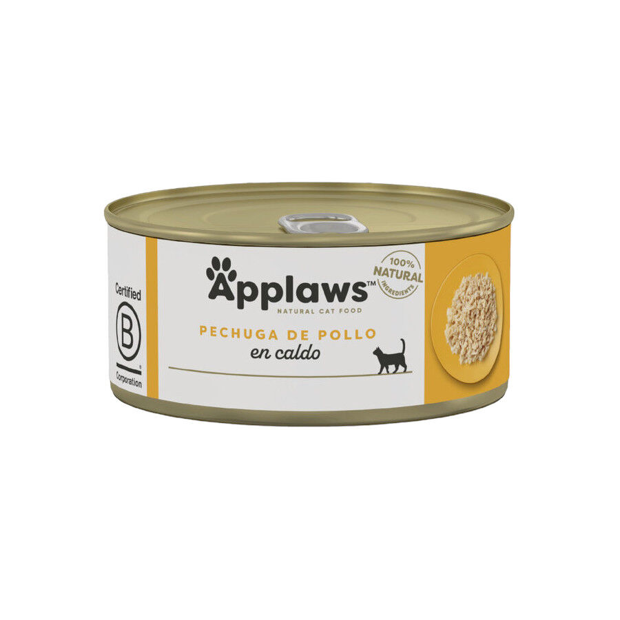 156 g Applaws alimento h&uacute;mido lata para gatos, , large Imagem n&uacute;mero 1