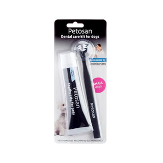 Petosan Kit dentário pequeno para cães e gatos