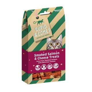Rosewood Snacks Cupid & Comet de Salmão Fumado com Queijo para gatos 