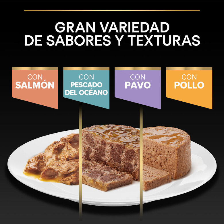 10 saquetas x 85 g Pro Plan Adult Delicate Digestion Peru e Peixe do Oceano em Molho saquetas para gatos - Multipack,  Imagem número 4 10 saquetas x 85 g Pro Plan Adult Delicate Digestion Peru e Peixe do Oceano em Molho saquetas para gatos - Multipack, , large Imagem número 4