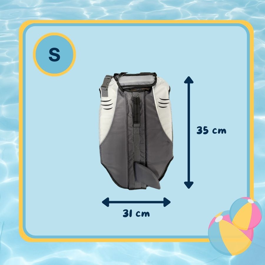 Colete salva-vidas Summer Vibes Shark para c&atilde;es, , large Imagem n&uacute;mero 5