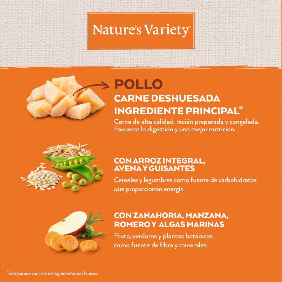 7 kg Nature's Variety Healthy Grains Adult Esterilizado Frango Ra&ccedil;&atilde;o para gatos, , large Imagem n&uacute;mero 3