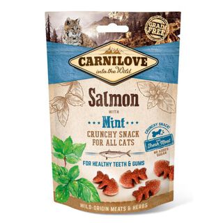 Carnilove Biscoitos Crunchy Salmão e Menta para gatos