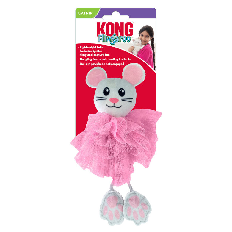 Kong Flingaroo Tutu Rato com guizo para gatos,  Imagem número 2 Kong Flingaroo Tutu Rato com guizo para gatos, , large Imagem número 2