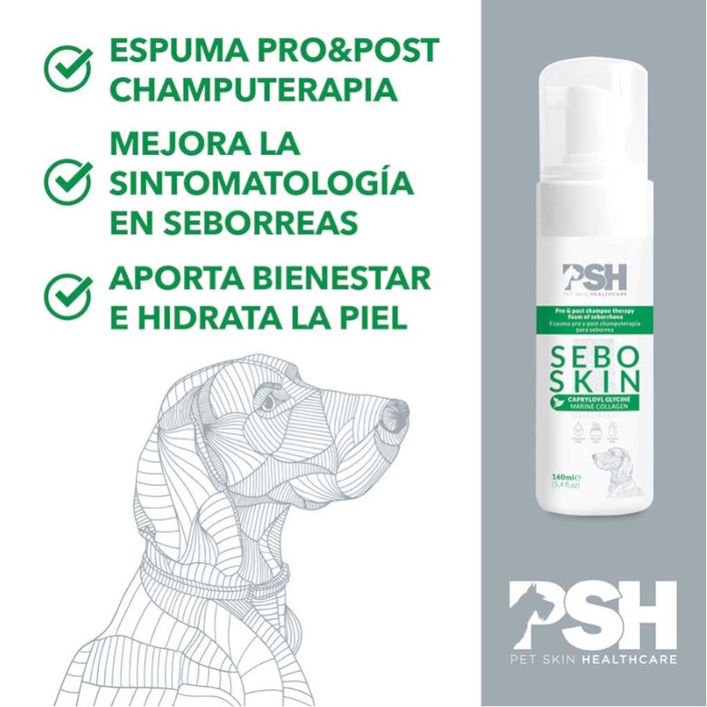 PSH Seborrhea Specific Champô Espuma para cães,  Imagem número 3 PSH Seborrhea Specific Champô Espuma para cães, , large Imagem número 3