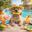 Summer Vibes Chew Bone Mordedor em Formato de Osso para c&atilde;es, , large Indicador imagem n&uacute;mero 1