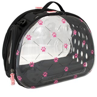 Nayeco Pink Paws Saco de Transporte Dobrável para cães e gatos